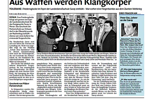 Dolomiten Fridensglocke Dolomiten Fridensglocke