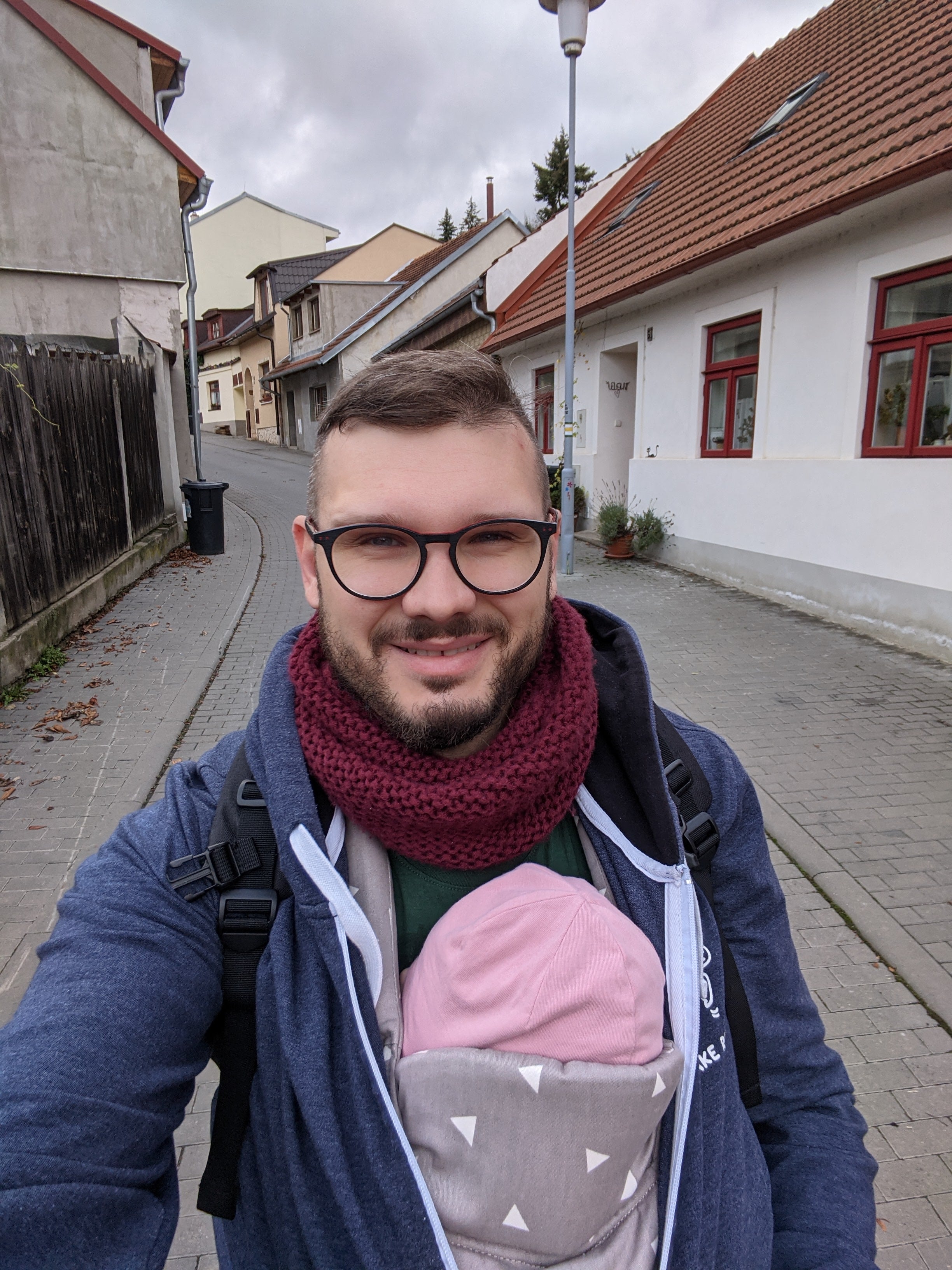 Petr Švihlík with his daughter