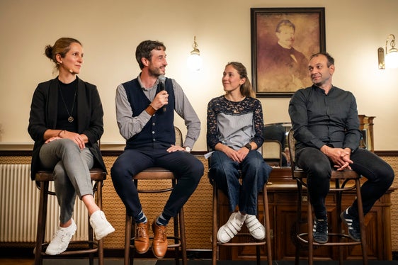 V.l. Barbara Amhof, Dr. Daniel Neunhäuserer, Dr.in Greta Haselrieder, Dr. Thomas Völkl (Foto Ivo Corrà)