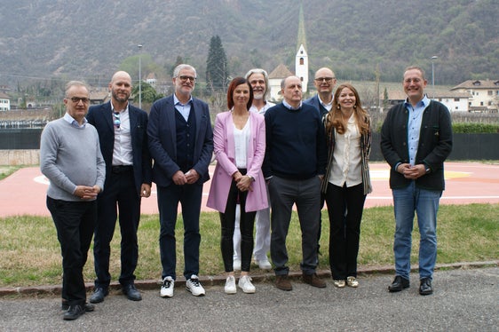 Foto von links: Ploner, Serani, Gardetto, Bertagnolli, Perkmann, Tassetti, Arrigo, Avesani, Bessone