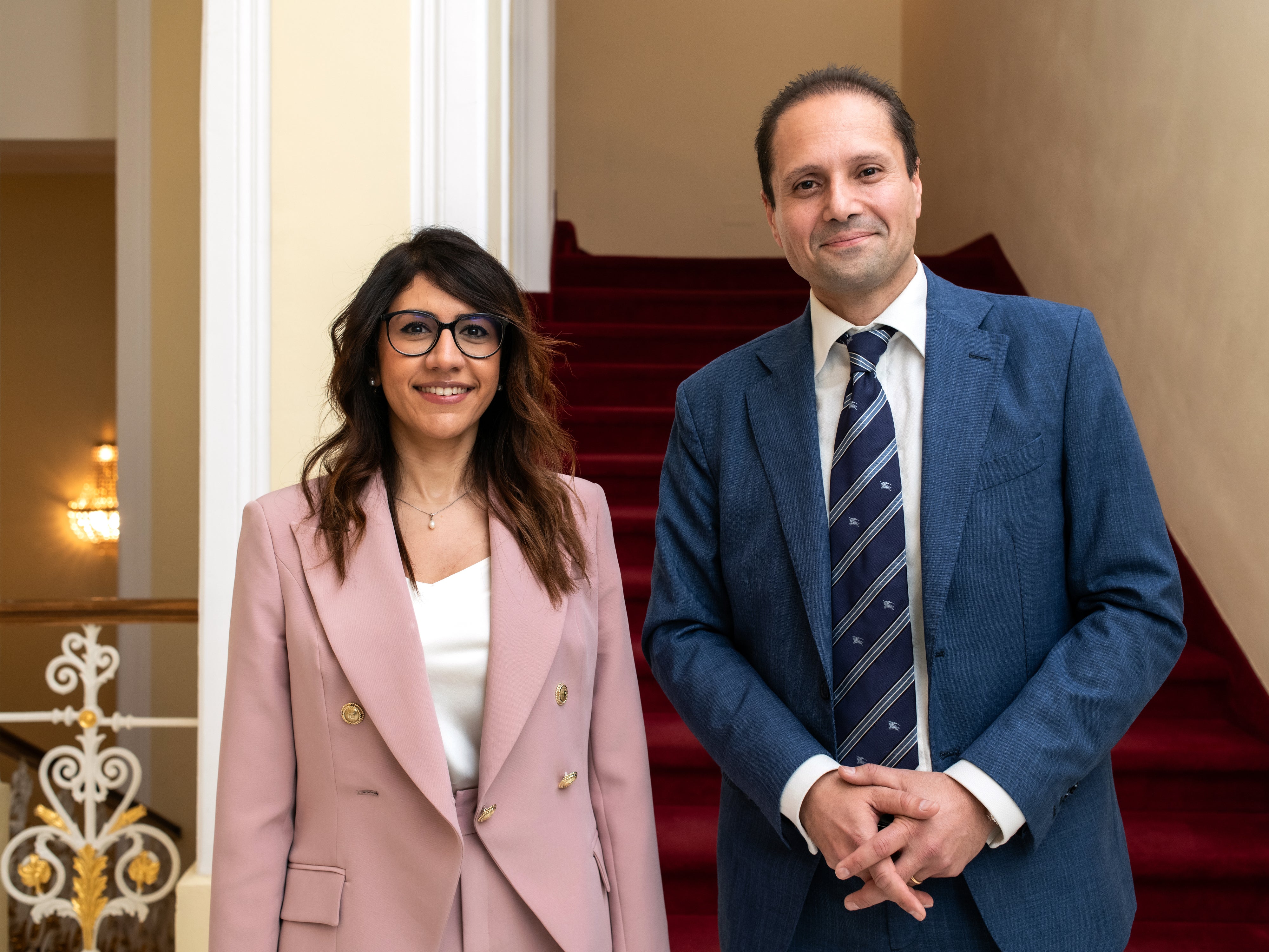 Die beiden Referierenden der ersten Veranstaltung des „Forum Gesundheit“ waren Seyedehparisa Mirpourian und Elio Assisi