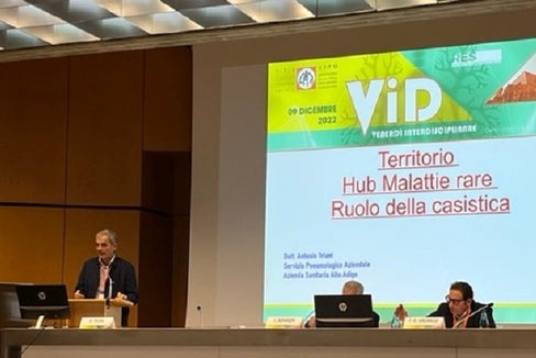 Primar Antonio Triani (am Rednerpult)