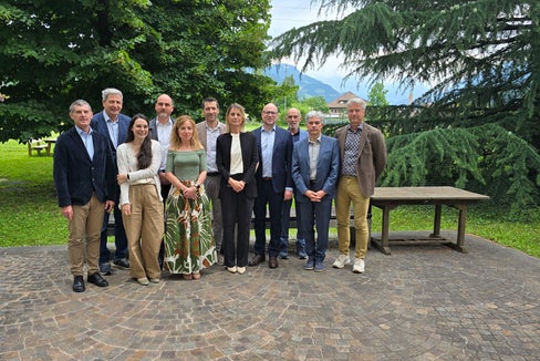 v.l.n.r. Ivo Kompatscher, Josef Widmann, Maria Alessandra Calegari, Michael Mian, Lisa Salvatore, Gilbert Spizzo, Maria Antonietta Gambacorta, Martin Maffei, Guido Bocchio, Antonio Frena, Guido Schumacher