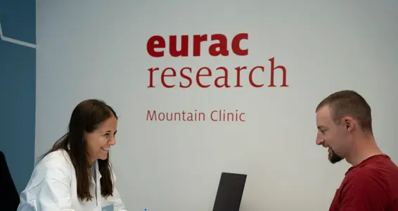 Un nuovo servizio per persone che si espongono ad alte quote (foto: Eurac Research)