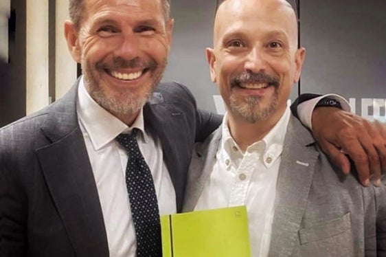 Massimiliano Fanni Canelles mit Zvonimir „Zorro“ Boban