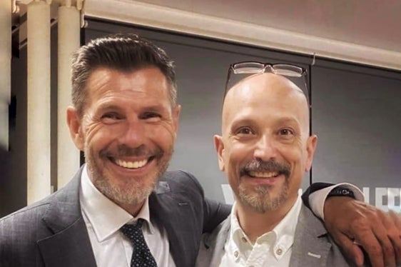 Massimiliano Fanni Canelles con Zvonimir „Zorro“ Boban