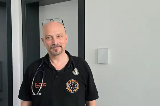 Massimiliano Fanni Canelles, Stellvertretender Primar der Notaufnahme Krankenhaus Meran