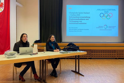 v.l. Dr.in Silvia Spertini und Dr.in Dagmar Regele (Foto: Sabes)