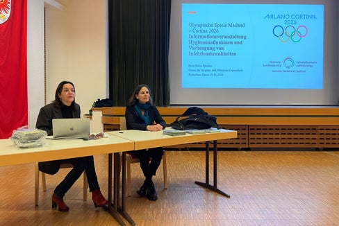 v.l. Dr.in Silvia Spertini und Dr.in Dagmar Regele (Foto: Sabes)