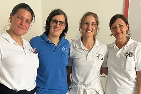 (v.l.n.r.) Anna Steiner, Eva Oberhofer, Sarah Pircher und Sabina Pistore (Foto: Sabes)