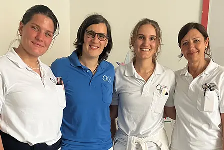 (v.l.n.r.) Anna Steiner, Eva Oberhofer, Sarah Pircher und Sabina Pistore (Foto: Sabes)