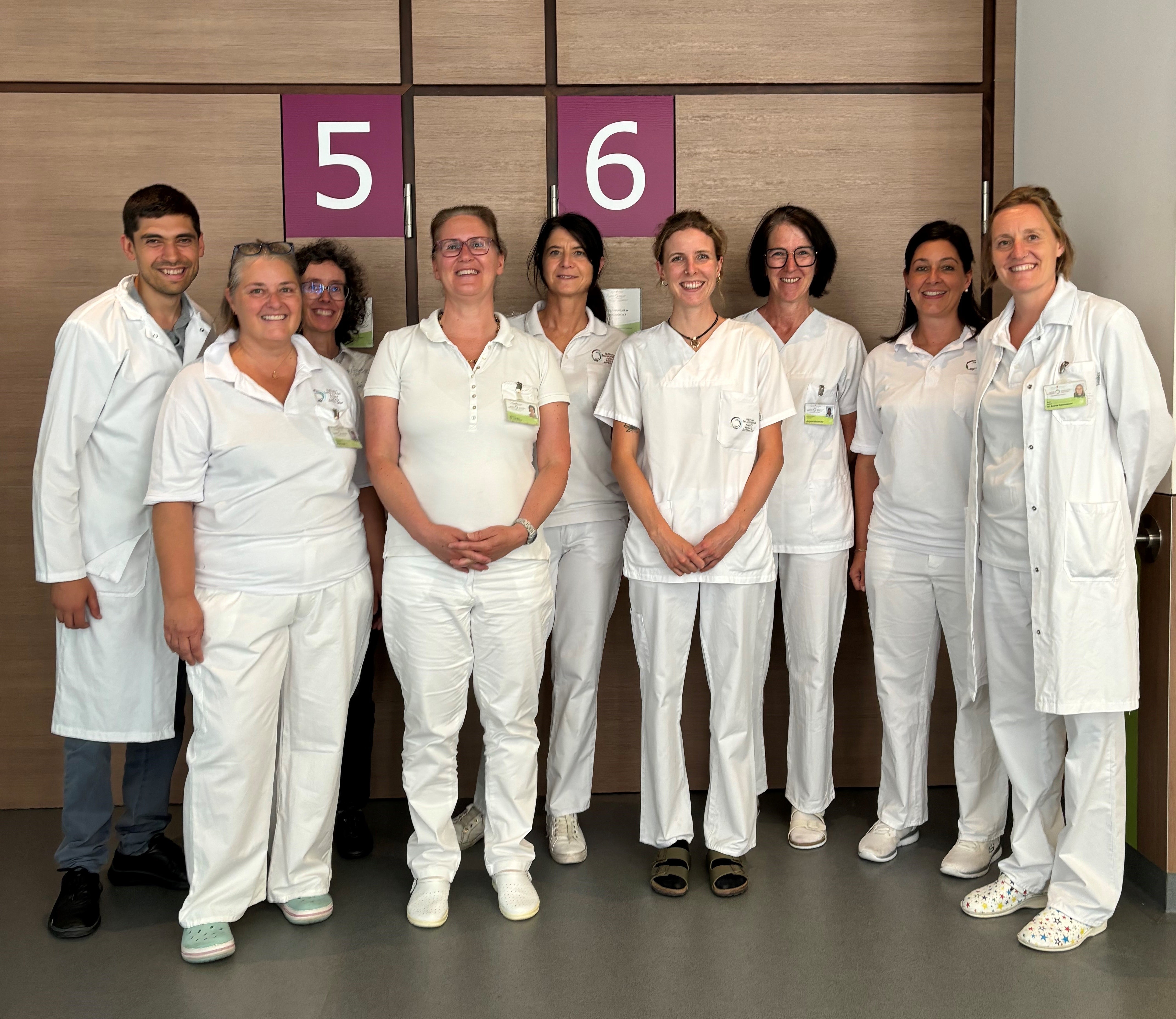 Mitarbeitende des Impfteams Bruneck