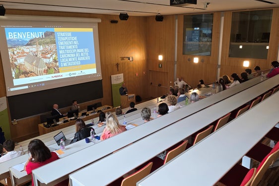 Eine Momentaufnahme der Fachtagung über Dickdarmkrebs in der „Claudiana“