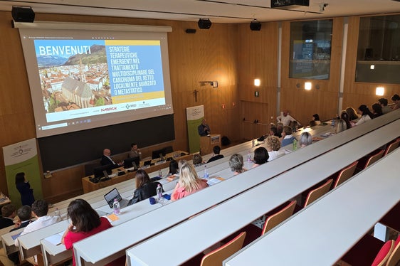 Eine Momentaufnahme der Fachtagung über Dickdarmkrebs in der „Claudiana“