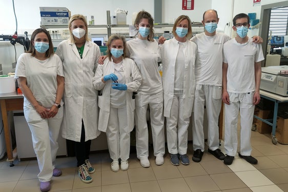Das Team des Labors für Mikrobiologie und Virologie in Bozen