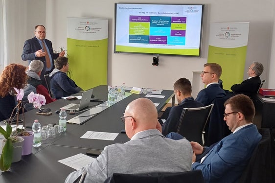 Generaldirektor Christian Kofler begrüßte die Gäste aus Berlin