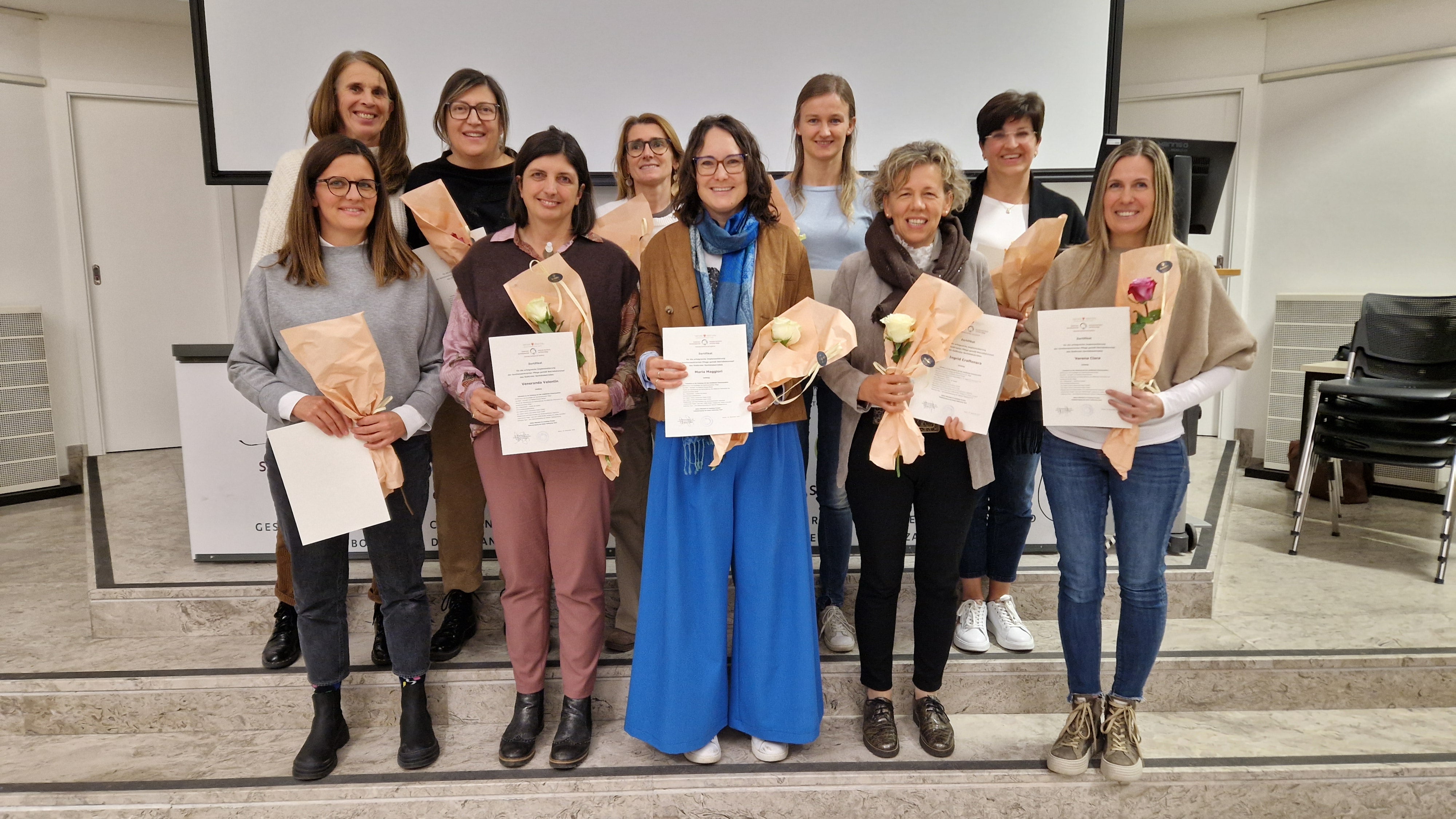 Die Krankenpflegerinnen des Gesundheitssprengels Gadertal, (Foto: Sabes\Vera Schindler)