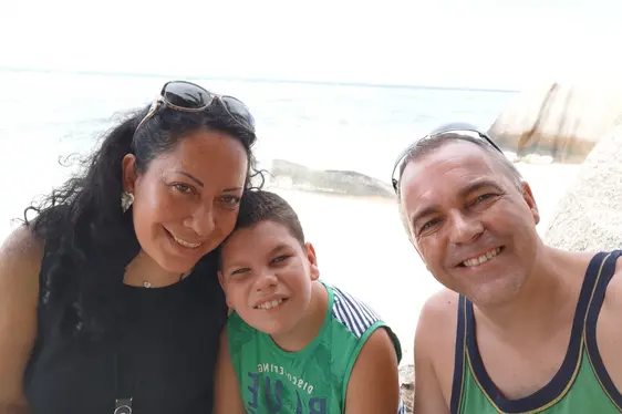 Keanu mit seinen Eltern