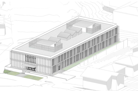 Das neue Gemeinschaftshaus in Leifers mit ambulanten und sprengelbasierten Gesundheits und Sozialdiensten.