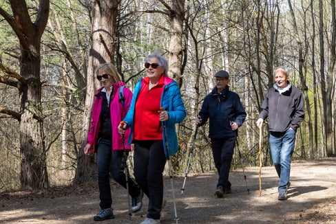 Ein Spaziergang ist eine einfache Möglichkeit, Bewegung in den Alltag zu bringen. Schon wenige zusätzliche Minuten Bewegung können sich positiv auf die Gesundheit auswirken. (Foto: LPA/Ingrid Heiss)