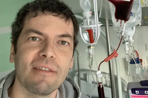 Während der Transplantation