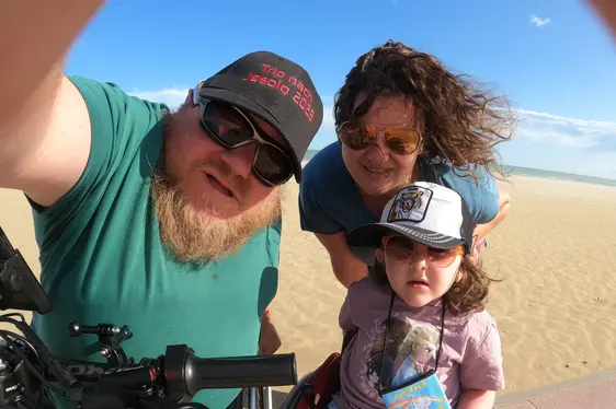 Petz und seine Lebensgefährtin Franziska mit Xena