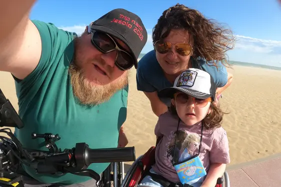 Petz und seine Lebensgefährtin Franziska mit Xena