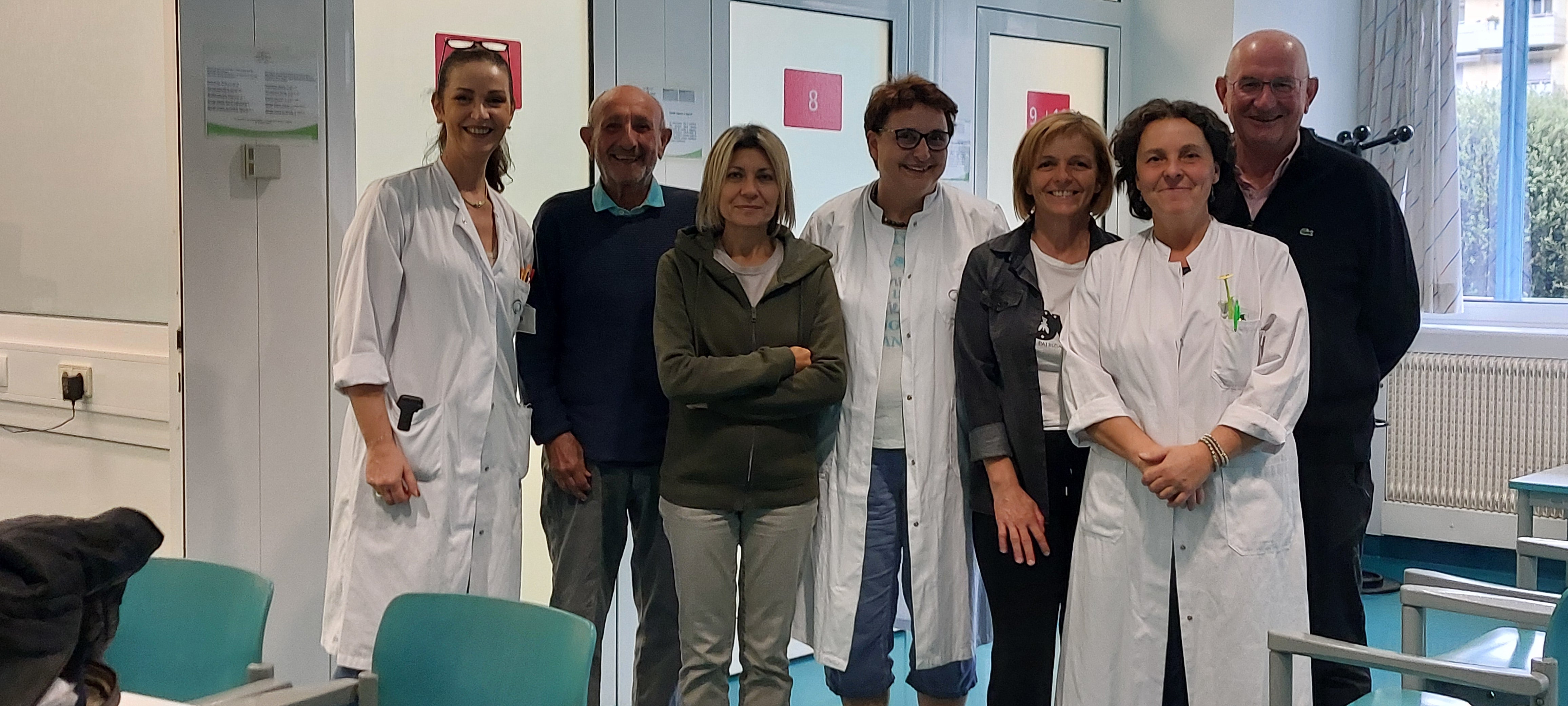 Mitarbeitende des Impfteams im Krankenhaus Meran