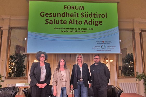 Sabina Frei, Benedetta Berlese, Donatella Arcangeli und Michael Reiner (v.l.)