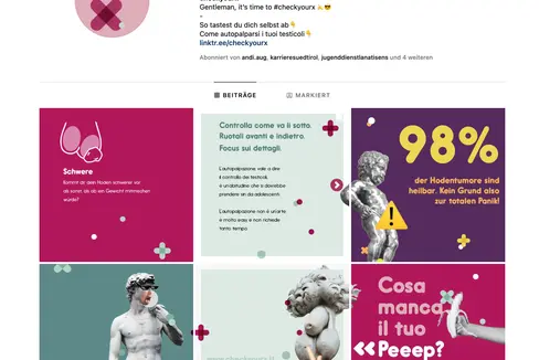 Check Your X auf Instagram