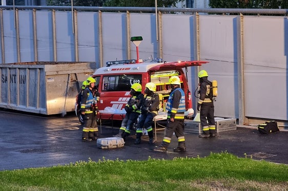 Arrivo dei Vigili del Fuoco (foto: Stefan Ceska, VF Merano)