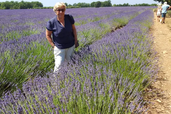 Marta Kofler in der Provence (Frankreich)