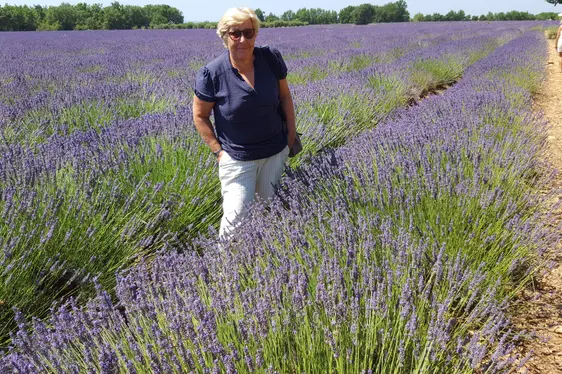 Marta Kofler in der Provence (Frankreich)