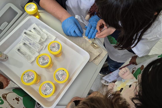 Auswertung der Tests.