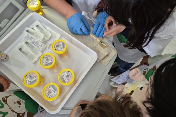 Auswertung der Tests.