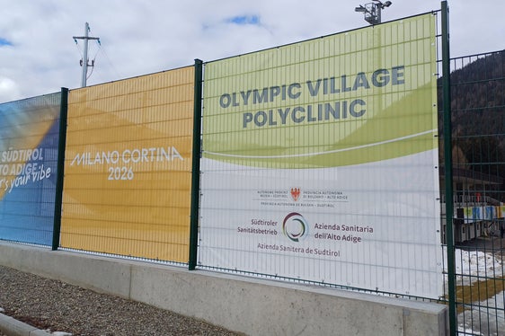 Die Medical Station nahe der Arena sowie die Polyklinik in Niederrasen waren die zentralen medizinischen Versorgungsstationen