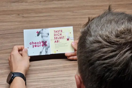 Thomas unterstützt die Kampagne Check Your X