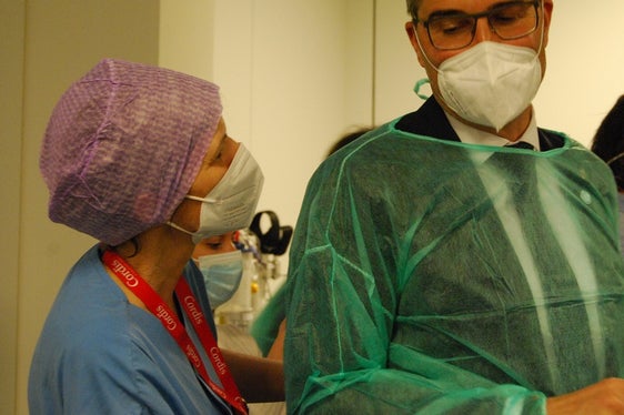 Anche il Presidente della Giunta deve vestirsi sterile