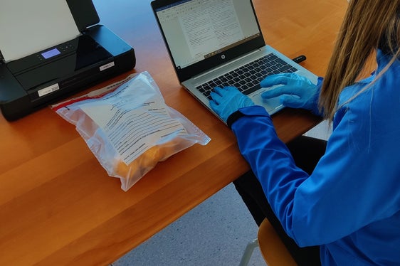 Ausstellung des Überprüfungsprotokolls