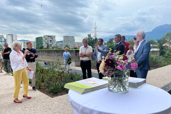 Martina Schullian erklärt das Projekt