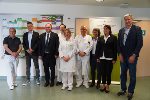 v.l.n.r.: Herbert Heidegger, Valter Ciarrocchi, Christian Kofler, Alexander Perathoner, Rosita Saraceno, Norbert Pfeifer, Hubert Messner, Irene Pechlaner und Josef Widmann