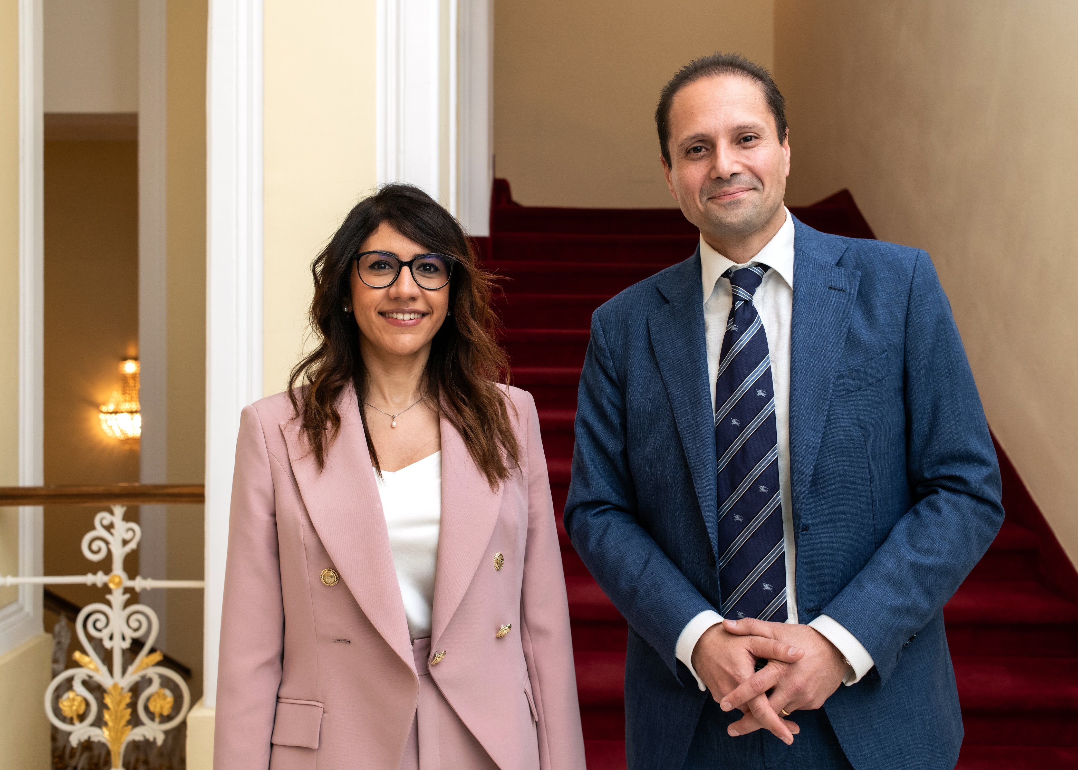 I due relatori del primo appuntamento del “Forum Salute”: Seyedehparisa Mirpourian ed Elio Assisi