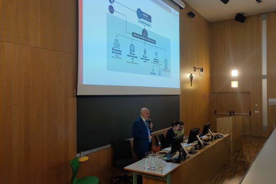 Ein Moment während des Kongresses