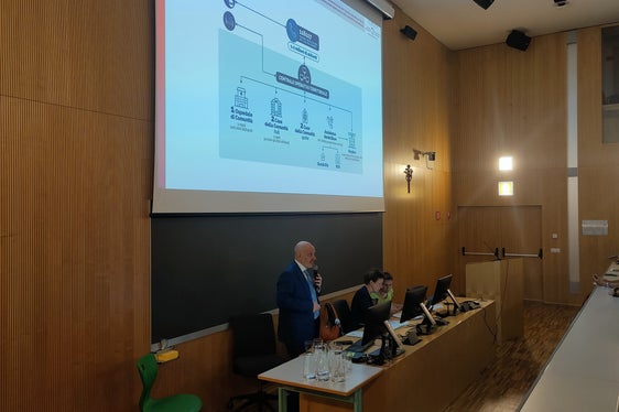 Ein Moment während des Kongresses