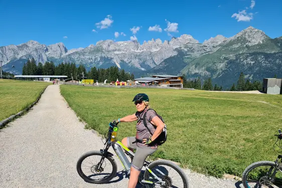 Auch das Paganella-Gebiet wurde erradelt...