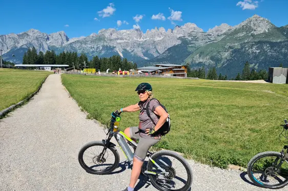 Auch das Paganella-Gebiet wurde erradelt...