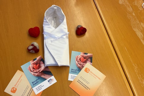 Einschlagdecke für Sternenkinder