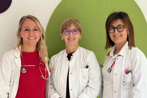 Da sinistra: le dott.sse Sonja Montonesi, Laura Battisti e Giovanna Tezza (foto: Sabes)