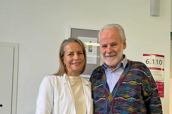 Peppi Tischler und Primarin Kofler