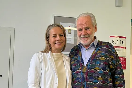 Peppi Tischler und Primarin Kofler